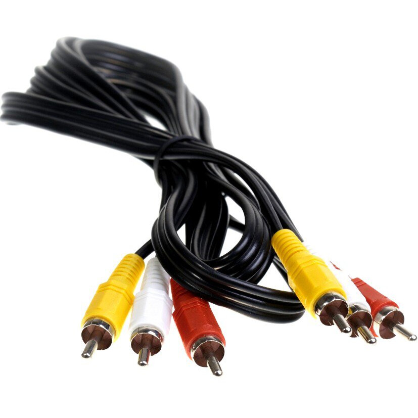 Кабель 3x RCA (M) - 3x RCA (M), 3м, VCOM VAV7150-3M