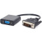 Переходник DVI (M) - VGA (F), Gembird A-DVID-VGAF-01