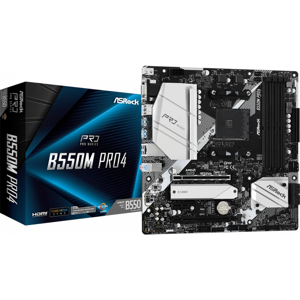 Материнская плата ASRock B550M Pro4 - фото 5