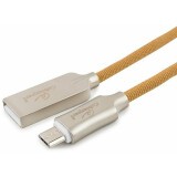 Кабель USB A (M) - microUSB B (M), 1м, Gembird CC-P-mUSB02Gd-1M