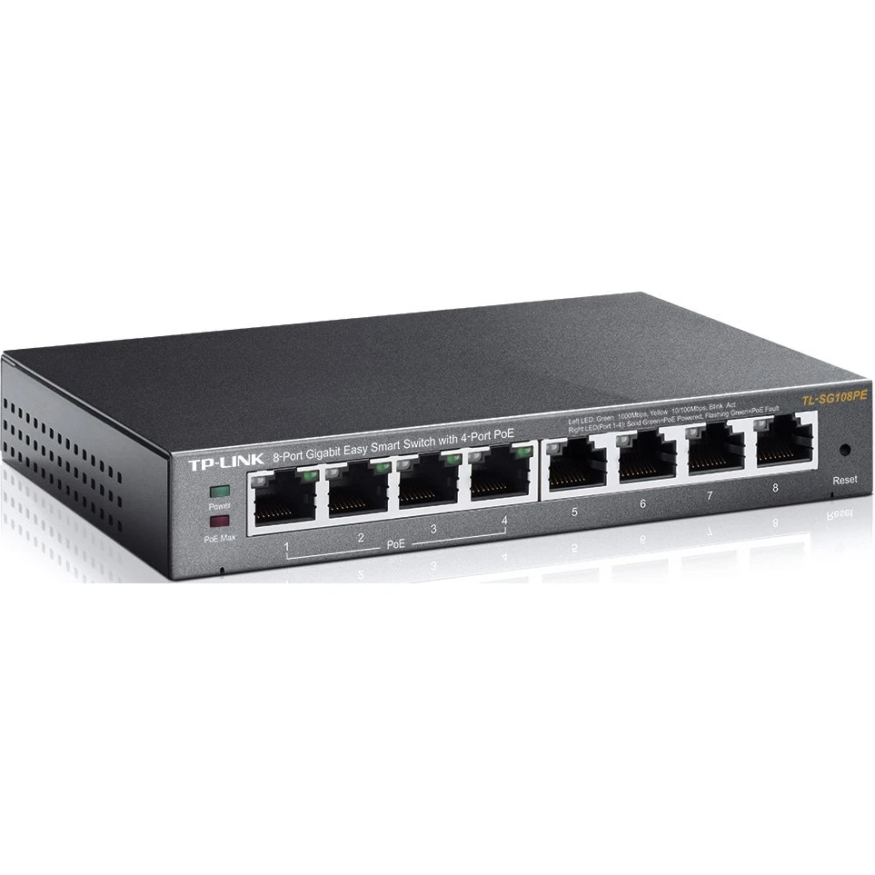 Коммутатор (свитч) TP-Link TL-SG108PE - фото 2
