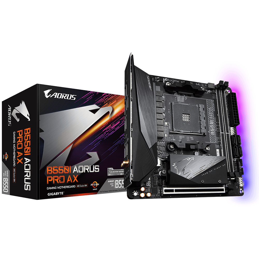 Материнская плата Gigabyte B550I AORUS PRO AX - фото 4