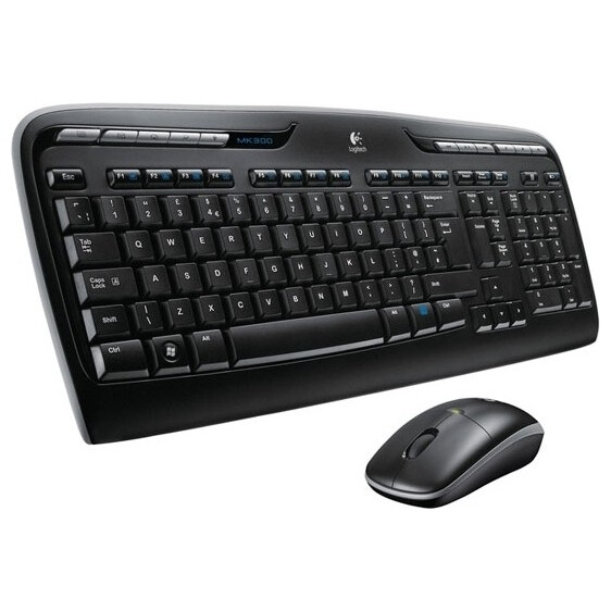 Клавиатура + мышь Logitech Wireless Combo MK330 Black (920-003995/920-003989)