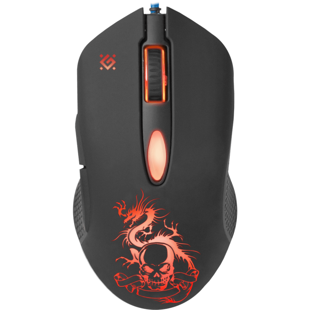 Мышь Defender Sky Dragon GM-090L Black (52090) - фото 2