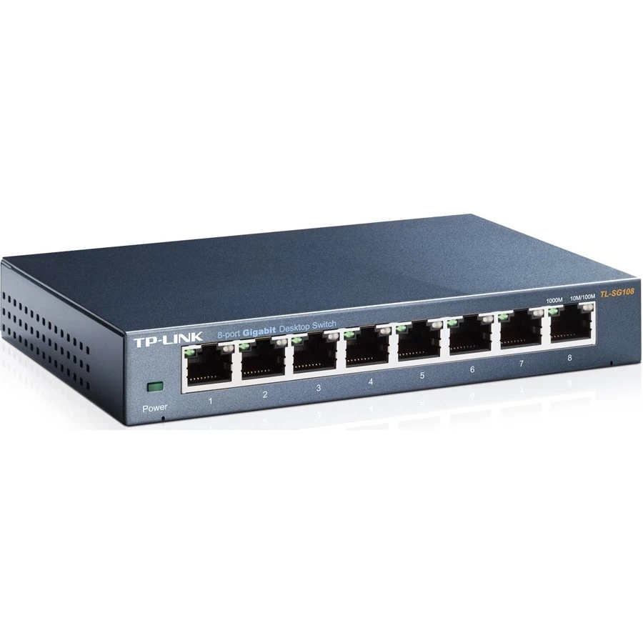 Коммутатор (свитч) TP-Link TL-SG108 - фото 2