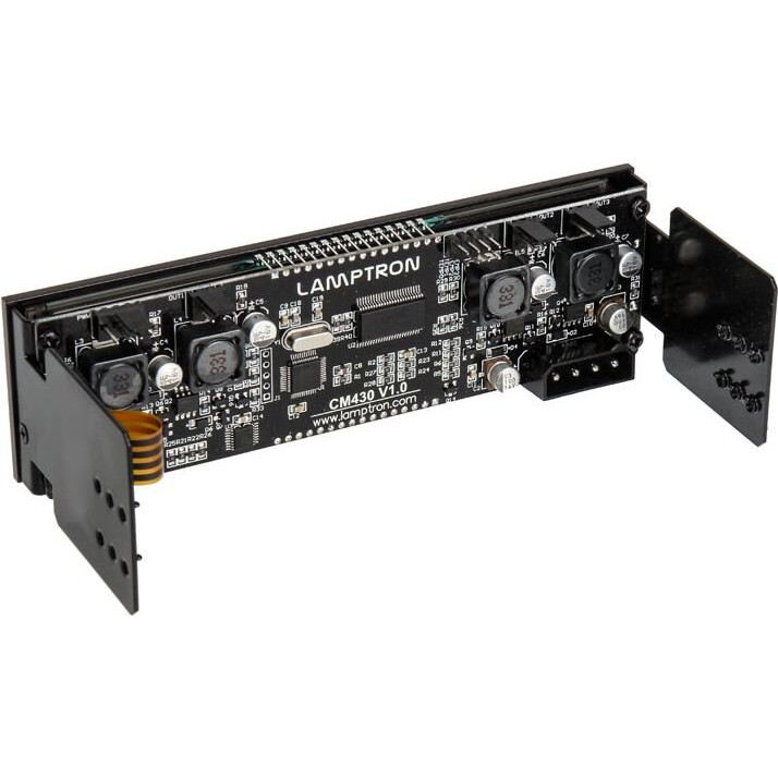 Контроллер вентиляторов Lamptron CM430 Black/Blue - LAMP-CM430BB - фото 3
