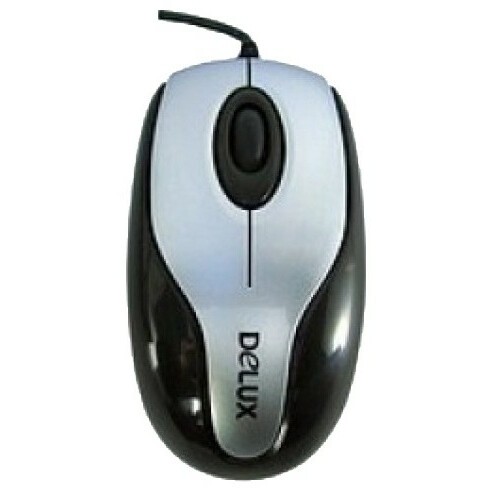 Мышь Delux DLM-363B Silver/Black