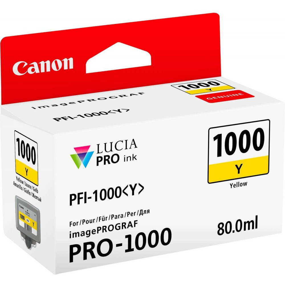 Картридж Canon PFI-1000 Yellow