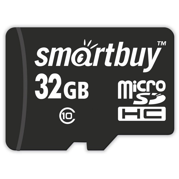 Карта памяти 32GB MicroSD SmartBuy (SB32GBSDCL10-00LE)