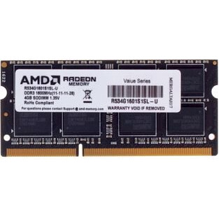 Оперативная память 4GB DDR-III 1600MHz AMD SO-DIMM (R534G1601S1SL-U)