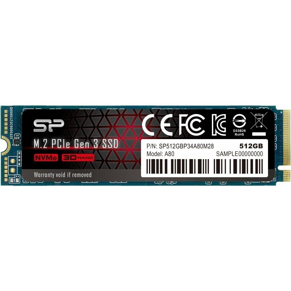 Накопитель SSD 512Gb Silicon Power P34A80 (SP512GBP34A80M28)