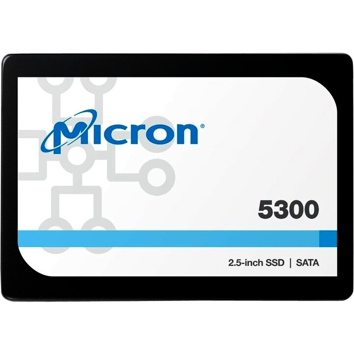 Накопитель SSD 7.68TB Micron 5300 Pro (MTFDDAK7T6TDS) - MTFDDAK7T6TDS-1AW1ZABYY