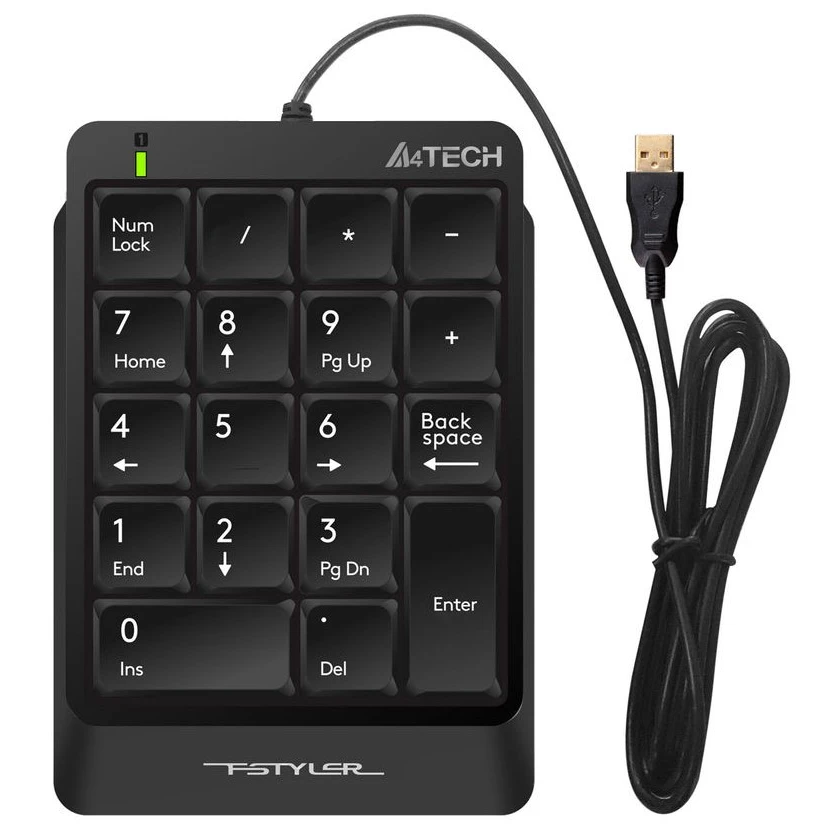 Цифровой блок A4Tech Fstyler FK13P Black - фото 2