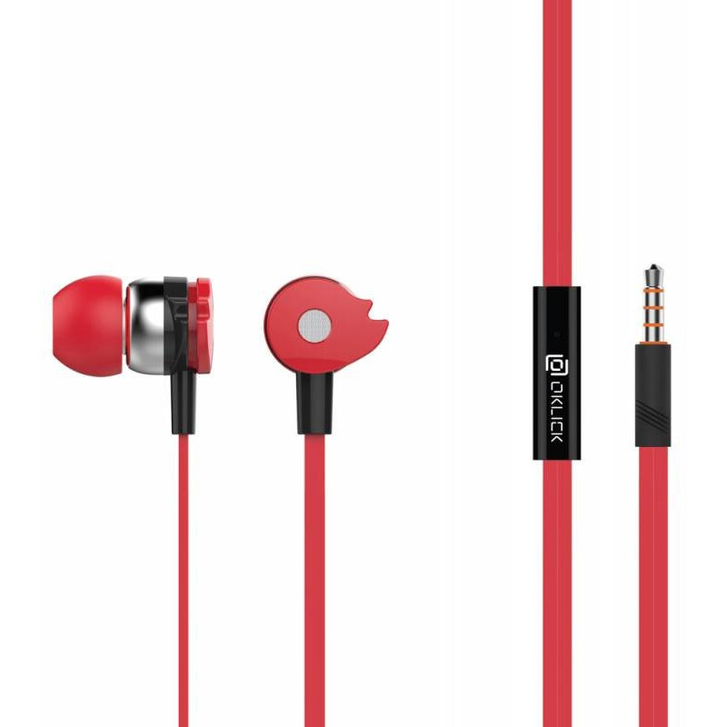 Наушники Oklick HP-S-210 Red - фото 2