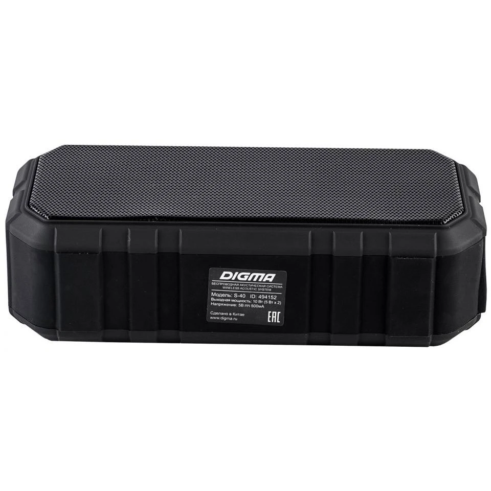 Портативная акустика Digma S-40 Black - фото 3