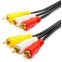 Кабель 3x RCA (M) - 3x RCA (M), 1.5м, ATCOM AT1003