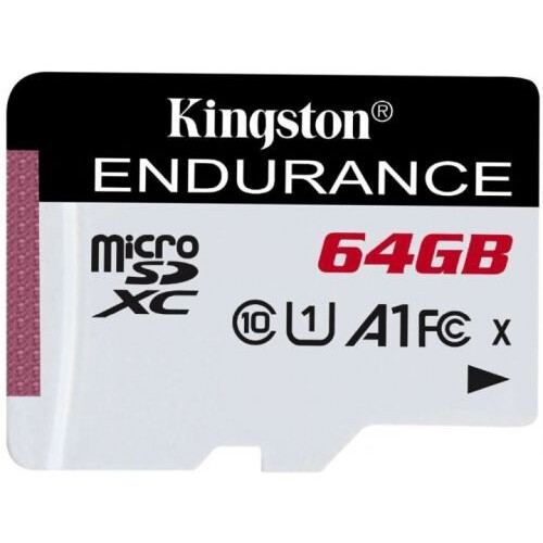 Карта памяти 64GB MicroSD Kingston High Endurance (SDCE/64GB)