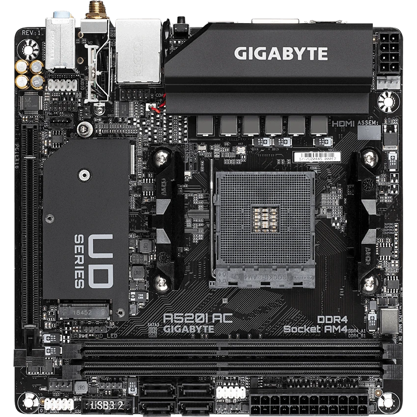 Материнская плата Gigabyte A520I AC