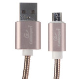 Кабель USB A (M) - microUSB B (M), 1м, Gembird CC-G-mUSB02Cu-1M