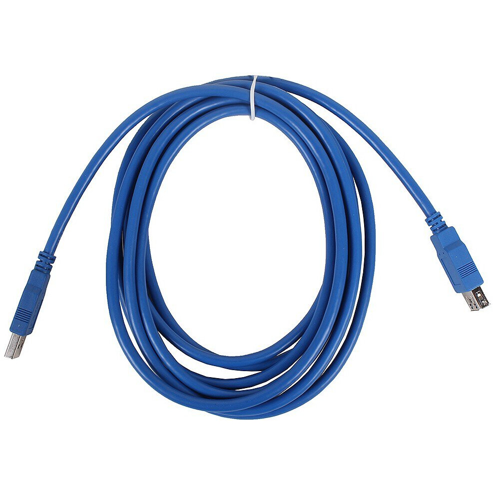 Кабель удлинительный USB A (M) - USB A (F), 3м, VCOM VUS7065-3M