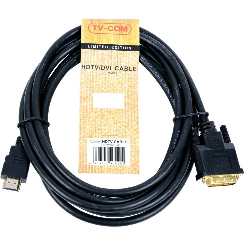 Кабель HDMI - DVI, 5м, TV-COM LCG135E-5M/CG135E-5M