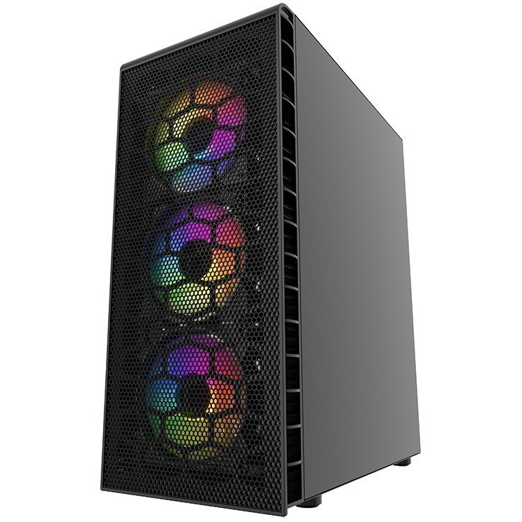 Корпус Powercase Mistral Z4С Mesh LED Black - PC_CMIZ4C_L4 - фото 3