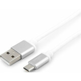 Кабель USB A (M) - microUSB B (M), 1м, Gembird CC-S-mUSB01W-1M