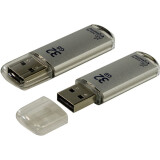USB Flash накопитель 32Gb SmartBuy V-Cut Silver (SB32GBVC-S)