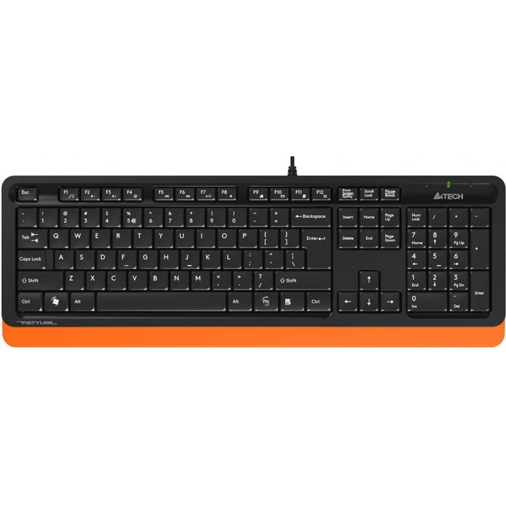 Клавиатура + мышь A4Tech Fstyler F1010 Black/Orange - фото 2