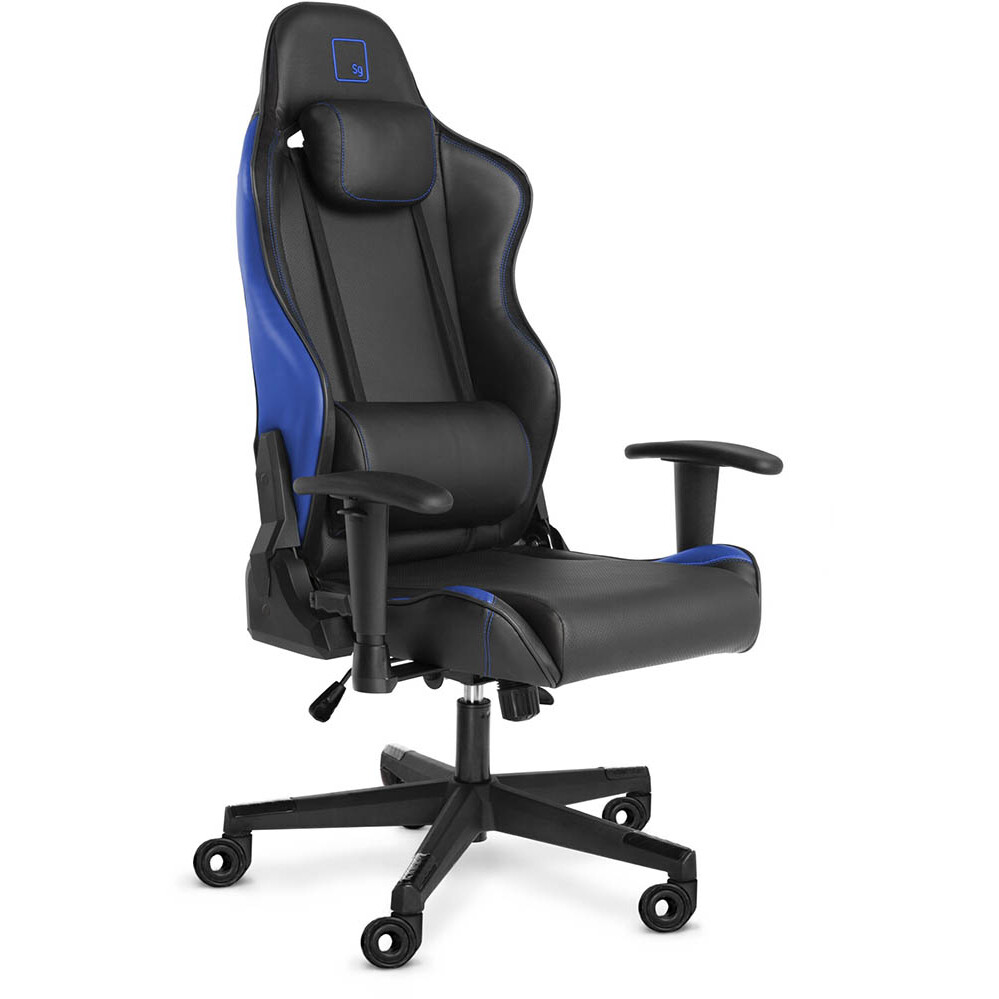 Игровое кресло WARP Sg Black/Blue - SG-BBL