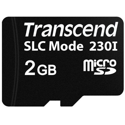 Карта памяти 2Gb MicroSD Transcend (TS2GUSD230I)