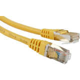 Патч-корд Hyperline PC-LPM-STP-RJ45-RJ45-C5e-1.5M-LSZH-YL, 1.5м