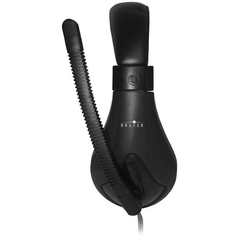Гарнитура Oklick HS-L100 Black/Red - фото 2