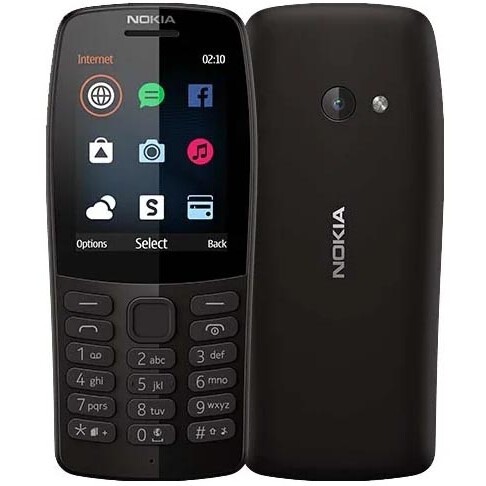 Телефон Nokia 210 Dual Sim Black - 16OTRB01A02