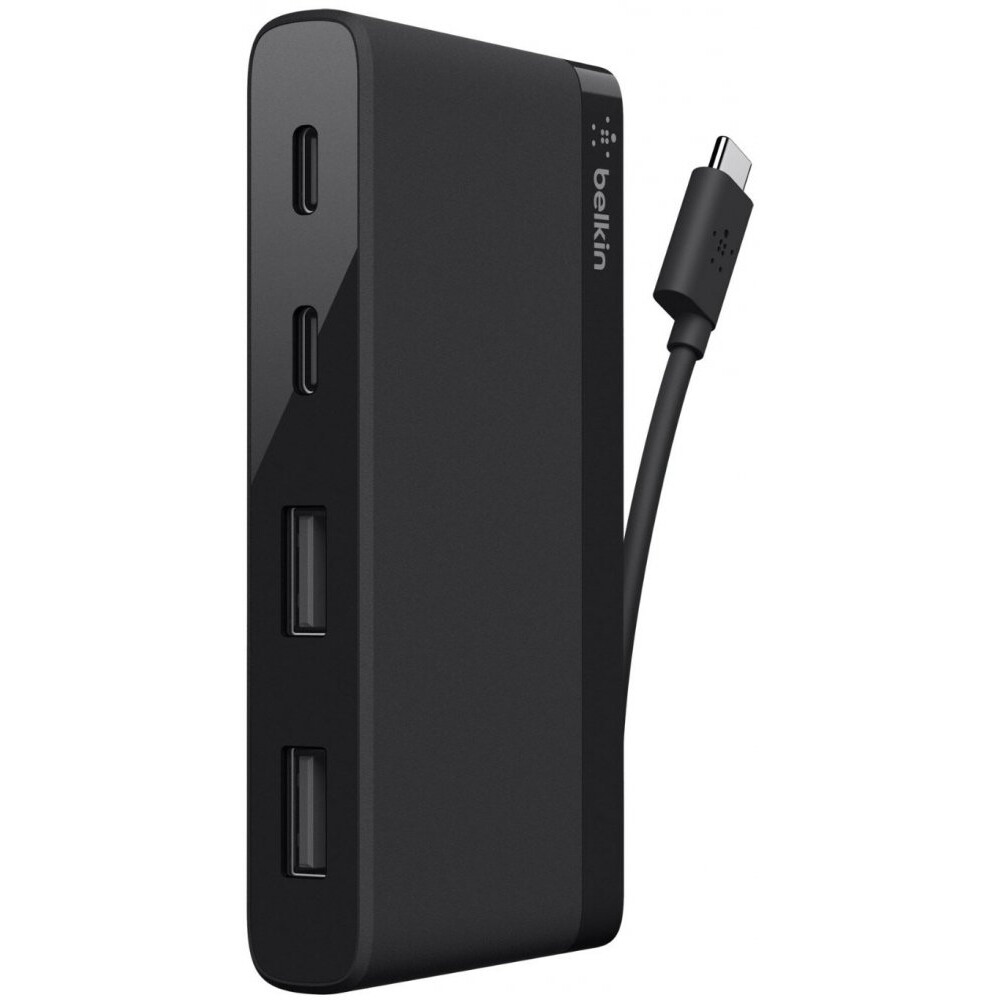 USB-концентратор Belkin USB-C 4-Port Mini Hub (USB Type-C) - F4U090btBLK