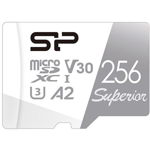 Карта памяти 256GB MicroSD Silicon Power Superio (SP256GBSTXDA2V20)