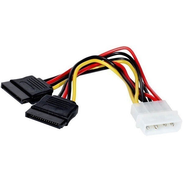 Переходник Molex - 2x SATA, 0.2м, ATCOM AT8605