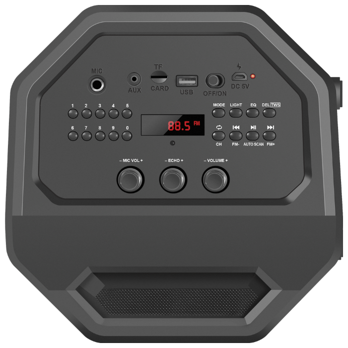 Портативная акустика Defender Rage Black - 65109 - фото 7