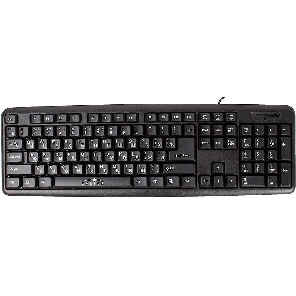 Клавиатура Oklick 180M Black PS/2