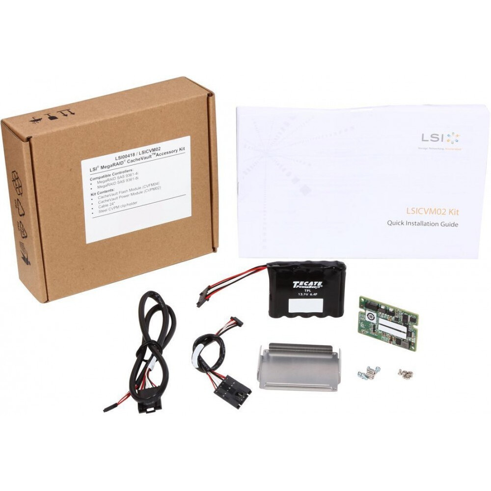 Батарея резервного питания LSI Logic LSICVM02-8G - LSI00418 8GB/LSICVM02 - фото 3