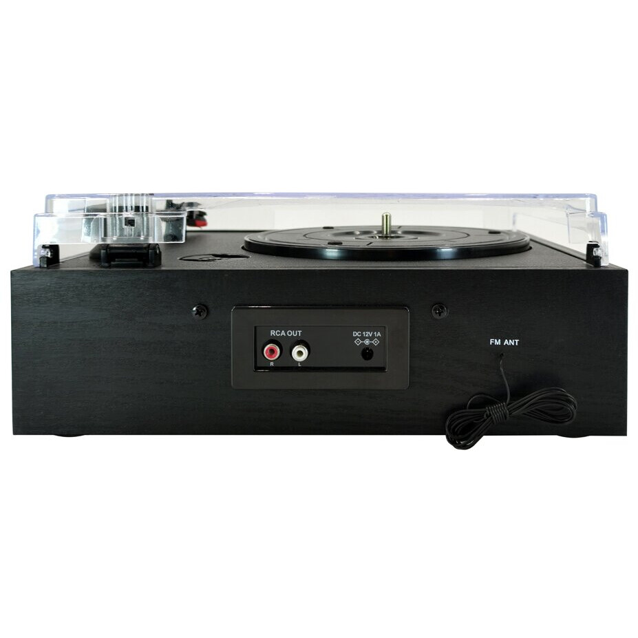 Виниловый проигрыватель Ritmix LP-200B Black Wood - фото 3