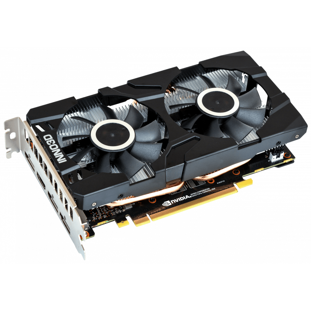 Видеокарта NVIDIA GeForce GTX 1660 Ti INNO3D Twin X2 6Gb (N166T2-06D6-1710VA15)