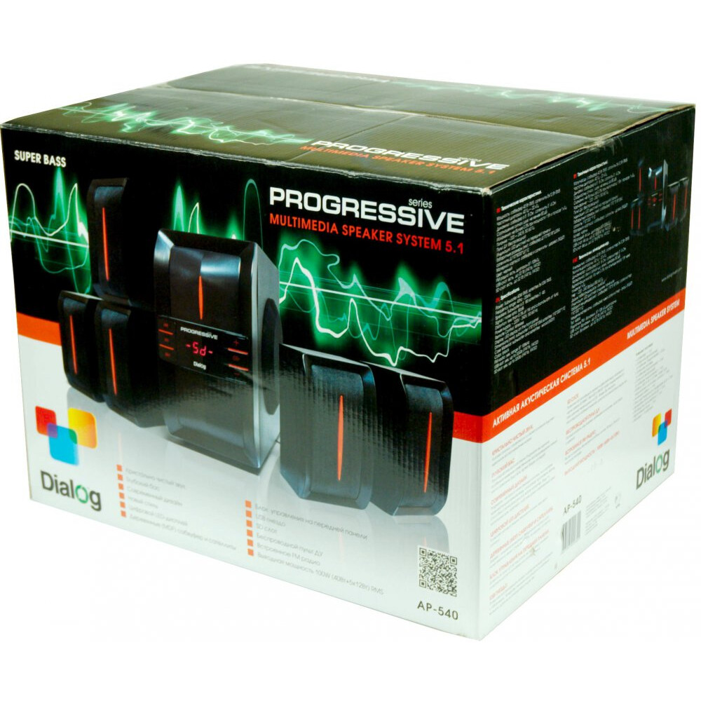 Колонки Dialog AP-540 Black - фото 7
