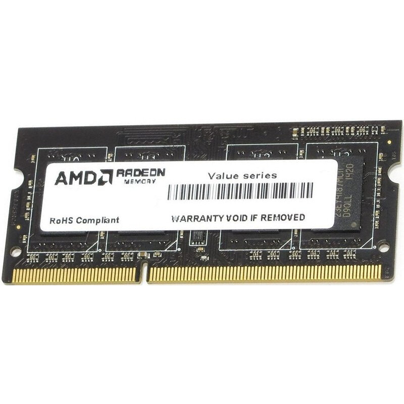Оперативная память 4GB DDR-III 1333MHz AMD SO-DIMM (R334G1339S1S-UO) OEM