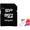 Карта памяти 64Gb MicroSD Silicon Power Elite + SD адаптер (SP064GBSTXBV1V20SP)