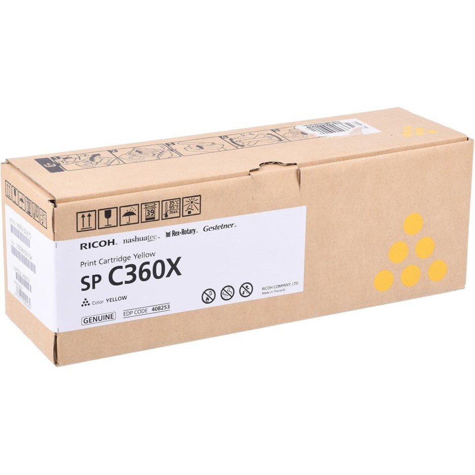 Картридж Ricoh SP C360X Yellow - 408253