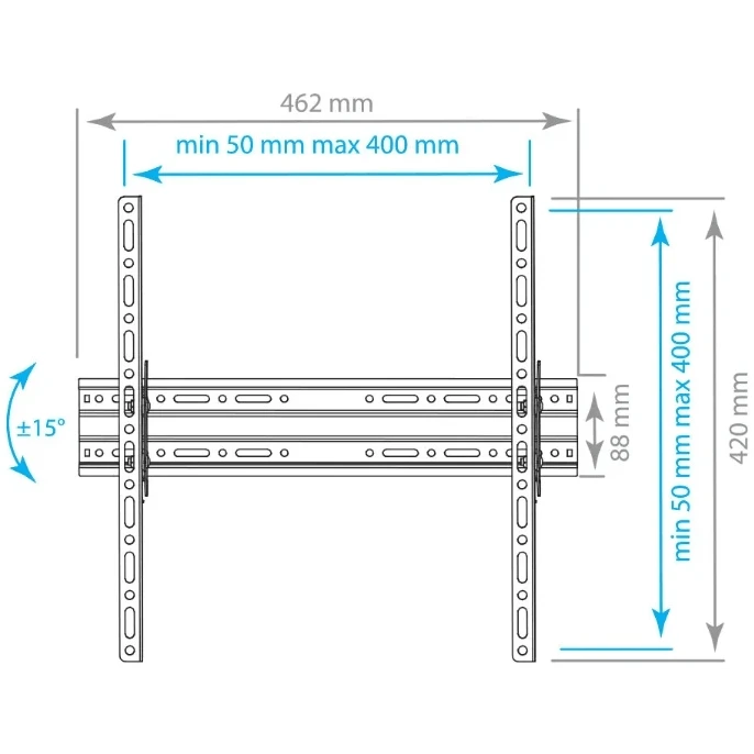 Кронштейн ARM MEDIA PLASMA-4 New Black - фото 2