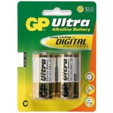 Батарейка GP 14AU Alkaline Ultra (C, 2 шт.)