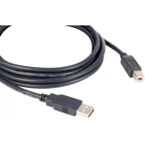 Кабель USB A (M) - USB B (M), 0.9м, Kramer C-USB/AB-3