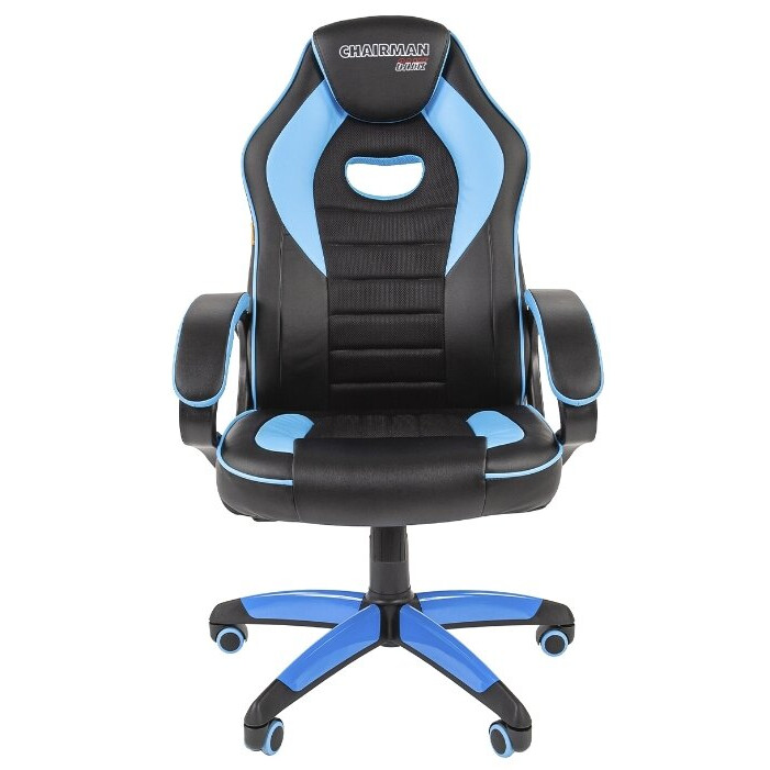 Игровое кресло Chairman Game 16 Black/Blue (00-07024556) - фото 2